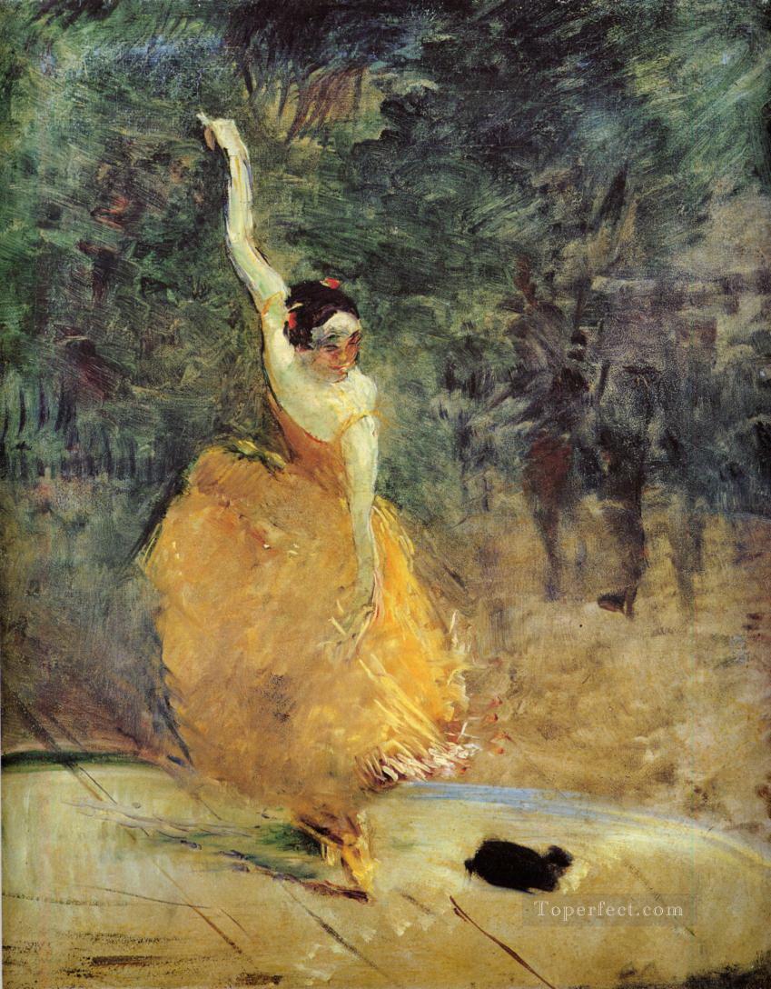 スペインのダンサー 1888 トゥールーズ ロートレック アンリ・ド油絵